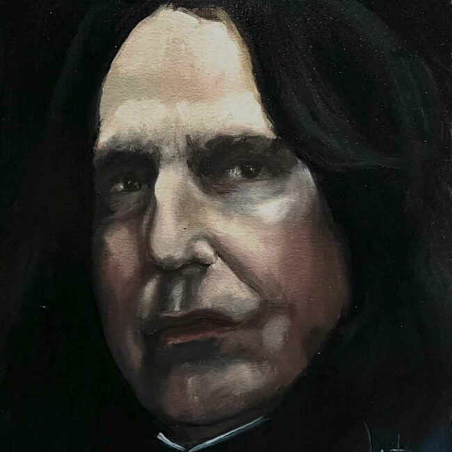 Snape Portrait Oil Painting